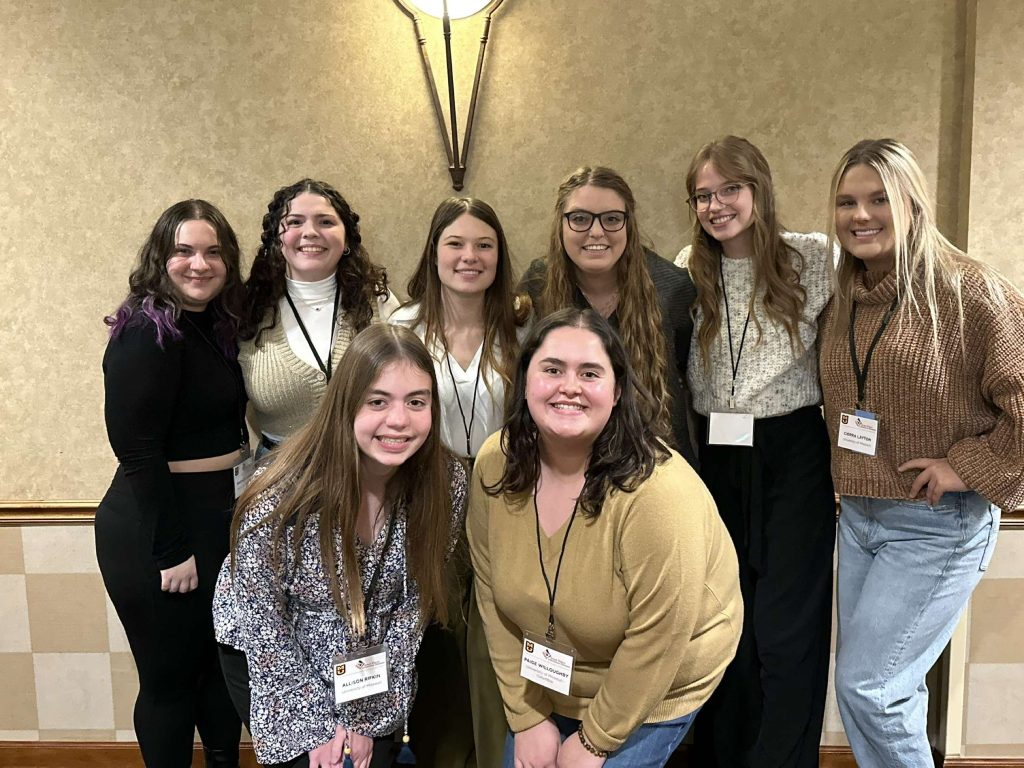 Microbiology majors at the 20th Annual Great Plains Infectious Disease Conference