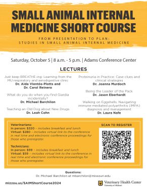 MU VHC Small Animal Internal Medicine Short Course