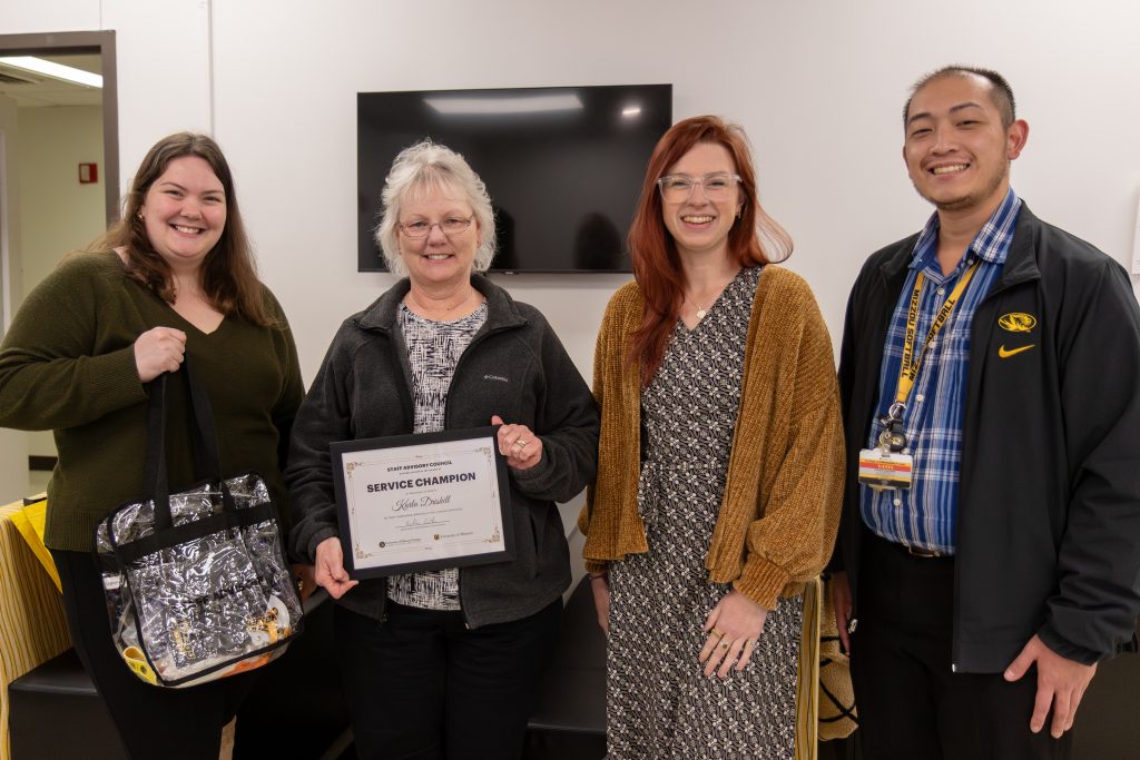 Karla Driskill and the Mizzou Staff Advisory Council