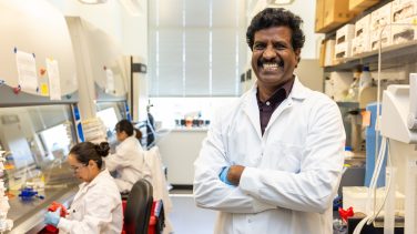 Roman Ganta, PhD, a Curators' Distinguished Professor and the McKee Endowed Professor of Pathobiology and Integrative Biomedical Sciences