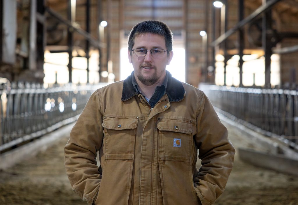 Dan Cook at Foremost Dairy farm