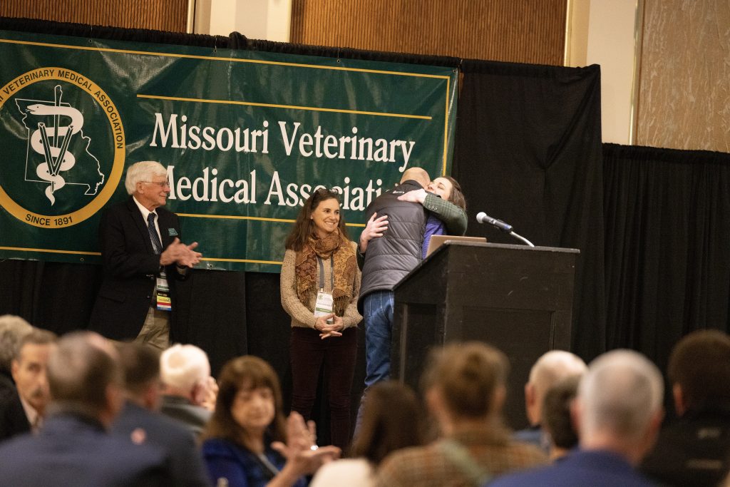 Dr. Dodam hugs Dr. Martin