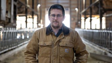 Dan Cook at Foremost Dairy farm