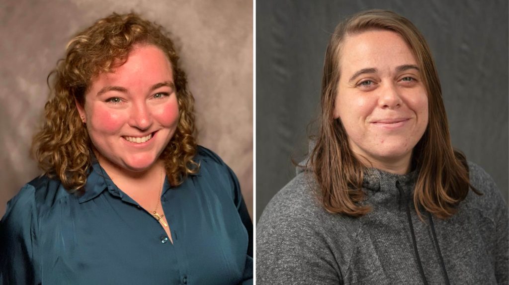 Elizabeth Fiechter and Samantha Norris