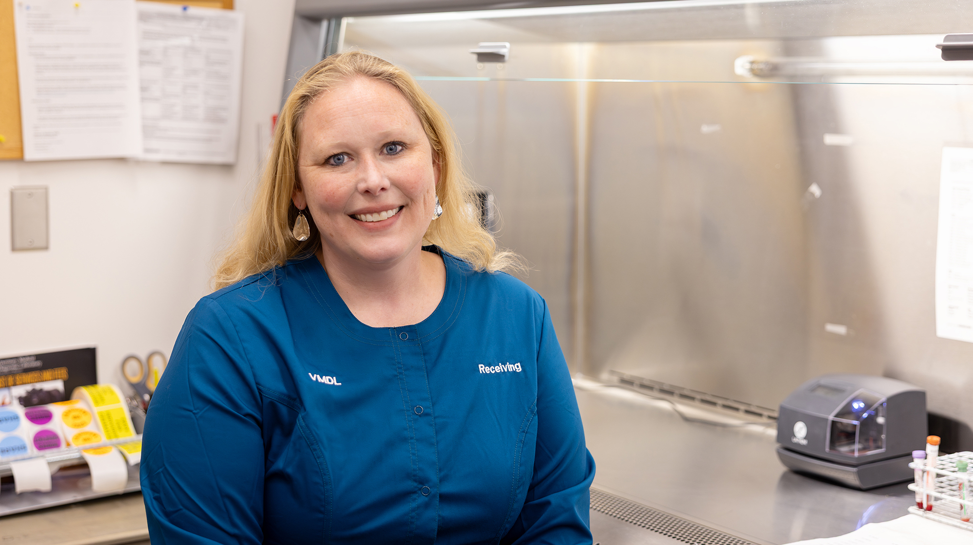 Lauren Delaney sitting down