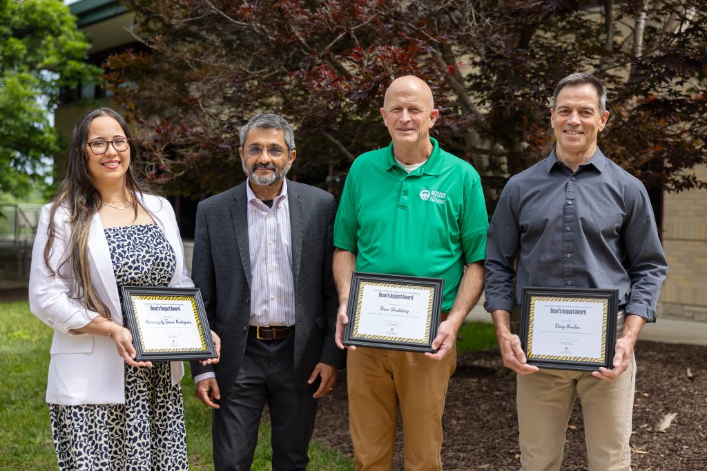 dean's impact award recipients and the dean