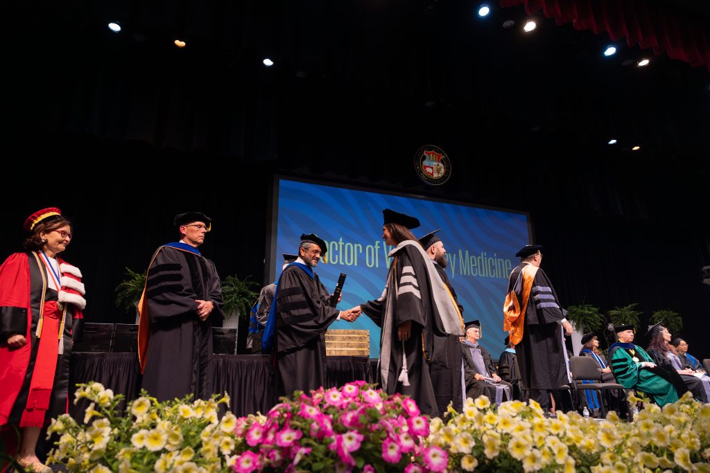 a student receives their diploma